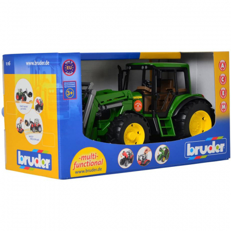 Jucarii de rol - Bruder - Tractor John Deere 6920 Cu Incarcator Frontal