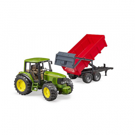 Vehicule - Bruder - Tractor John Deere 6920 Cu Remorca Basculabila