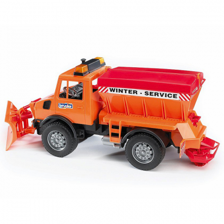 Jucarii de rol - Bruder - Utilaj Zapada Mercedes Benz Unimog Cu Plug