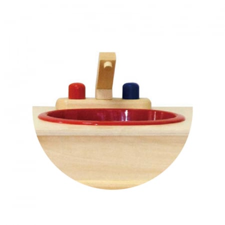 Jucarie copii - Bucatarie completa pentru copii, lemn natur, Viga [0]