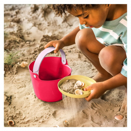 Bucki, galetusa cu sita, rosu cherry, Quut Toys [2]