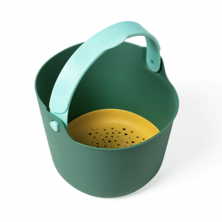 Apa si Nisip - Bucki, galetusa cu sita, verde, Quut Toys