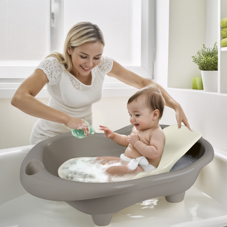 Cadita cu suport anatomic Hippo - Gri [1]