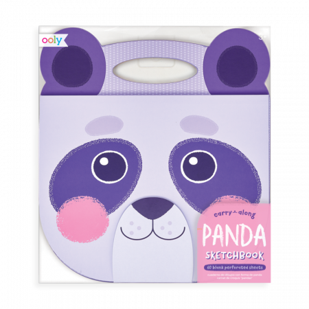 Caiet desen portabil - Panda mov [2]