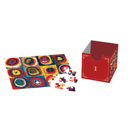 Calendar de Advent Picturi Celebre, 24 puzzle-uri, 50 piese [3]