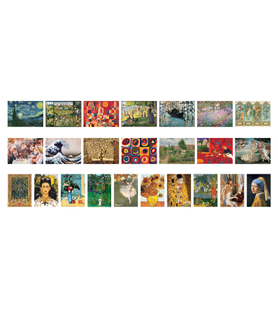 Calendar de Advent Picturi Celebre, 24 puzzle-uri, 50 piese [4]