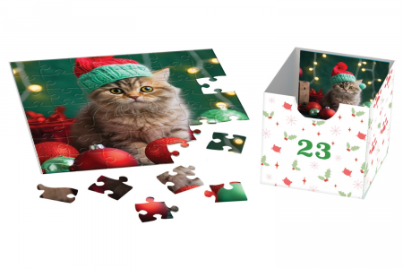 Calendar de Advent Pisici, 24 puzzle-uri, 50 piese [3]