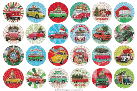Calendar de Advent Volkswagen, 24 puzzle-uri, 50 piese [3]