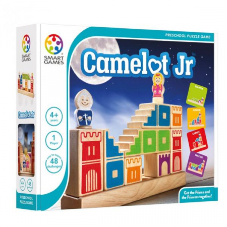 Jocuri de Logica - Smart Games - Camelot Jr., joc de logica cu 48 de provocari, 4+ ani