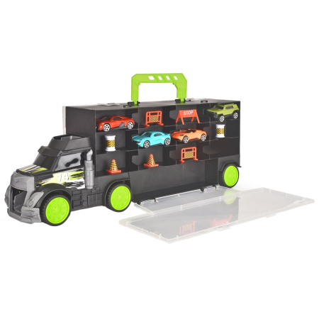 Camion Dickie Toys Carry and Store Transporter cu 4 masinute si accesorii [0]