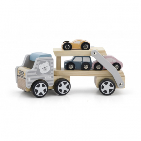 Camion transportor cu 3 masinute, PolarB Viga [1]