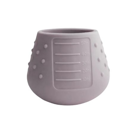 Mama si copilul - Canita din silicon - Fleur de Jardin (sand/mauve)