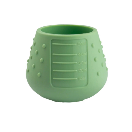 Mama si copilul - Canita din silicon - Verde
