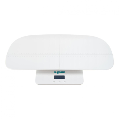 Ingrijire bebelusi - Cantar digital corporal 2in1 pentru bebe si mama, U-Grow, Display LED, blueetoth, Auto off, Functie Tara, 100kg, Alb