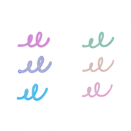 Carioci cu contur argintiu - Silver Linings - Set de 6 [3]