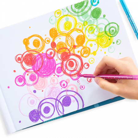 Carioci cu sclipici Rainbow Sparkle, set de 15 culori [3]