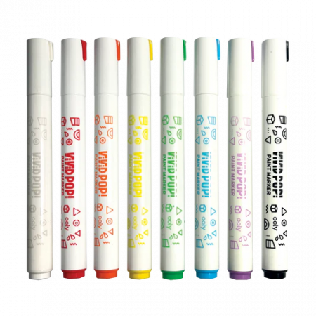 Carioci cu vopsea Vivid Pop! - set de 8, clasic [4]