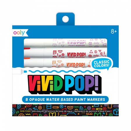 Carioci - Carioci cu vopsea Vivid Pop! - set de 8, clasic