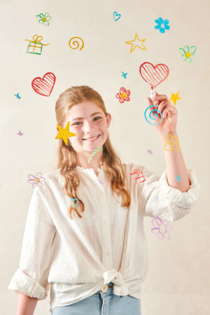 Carioci cu vopsea Vivid Pop! - set de 8, clasic [7]