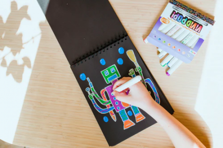 Carioci cu vopsea Vivid Pop! - set de 8, metalic [8]