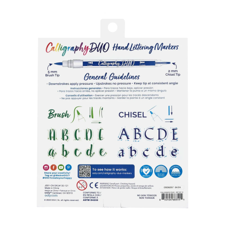 Carioci duble caligrafice Duo, set de 12 [6]