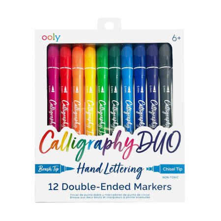 Noutati - Carioci duble caligrafice Duo, set de 12