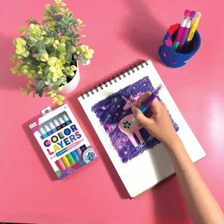 Carioci duble Color Layers - set de 8 [2]