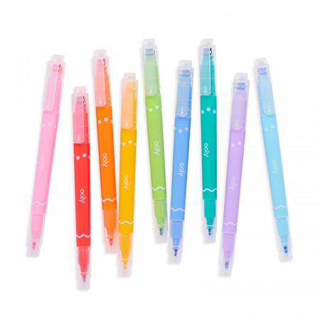 Carioci duble cu stampile Confetti Stamp - set de 9 [3]