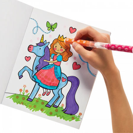 Carioci lavabile duble cu stampile Stampables- Set de 18 [2]