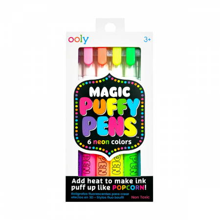 Cadouri Baieti - Carioci magice cu efect 3D, Puffy Pens,