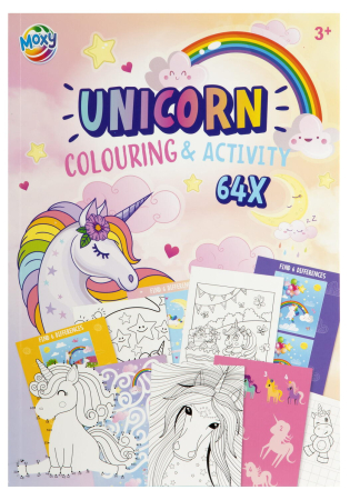 Noutati - Carte de colorat cu activitati - Unicorn
