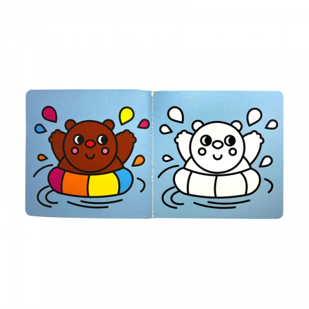 Carte de colorat cu contur reliefat - Our Vacation [1]