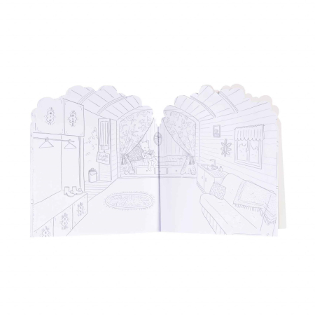 Carte de colorat cu stickere Marea familie, Moulin Roty [1]