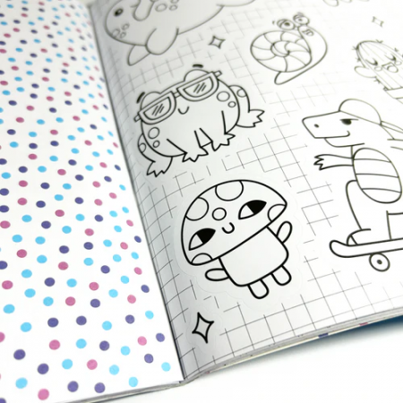 Carte de Stickere de Colorat Stickiville – Desene Drăgălașe [2]