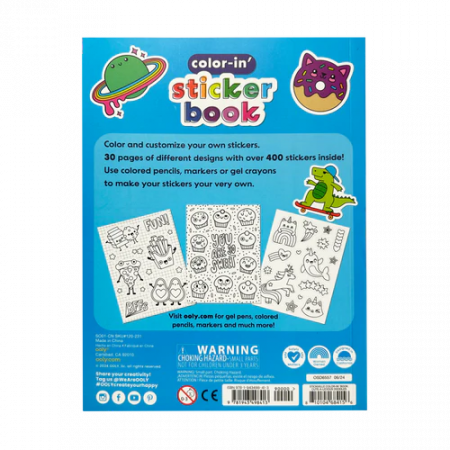 Carte de Stickere de Colorat Stickiville – Desene Drăgălașe [4]