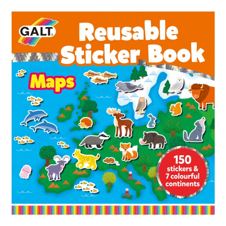 Noutati - Cartea mea cu stickere - Harta