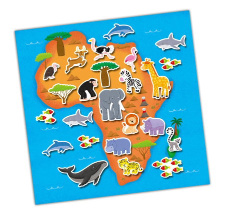 Cartea mea cu stickere - Harta [1]