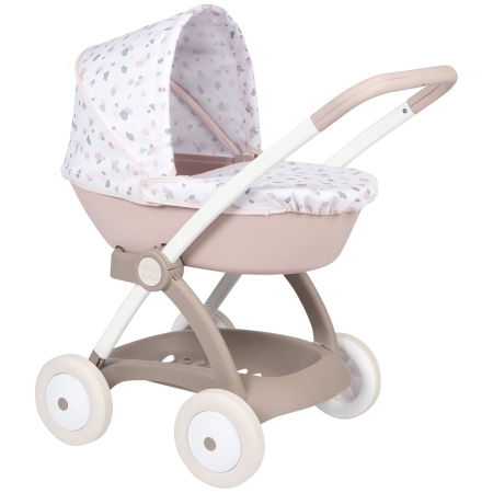 Carucior nou nascut pentru papusi Smoby Baby Nurse Landau crem [0]