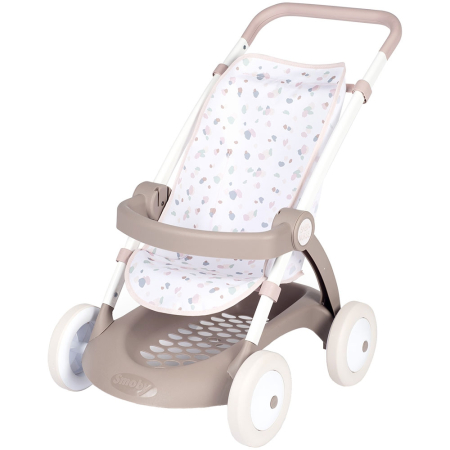 Carucior sport pentru papusi Smoby Baby Nurse Poussette crem [0]