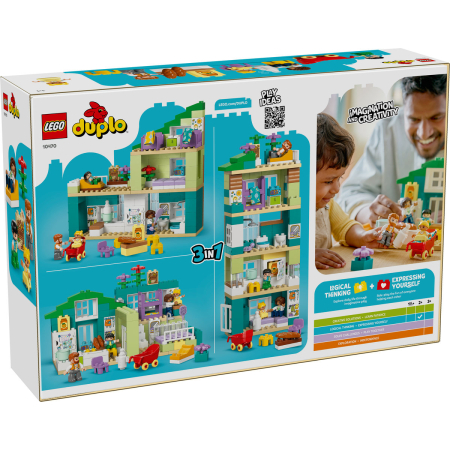 Casă modernă de familie 3 în 1, cu figurine [2]