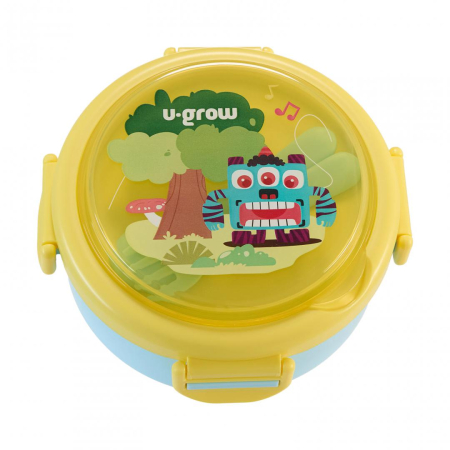 Caserola termica cu lingurita si furculita, blue, U-Grow [1]