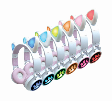 CASTI WIRELESS CU URECHI DE PISICA SI LUMINI, LEXIBOOK [5]