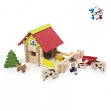 Casuta de construit, Ferma cu animale, 70 de piese [1]