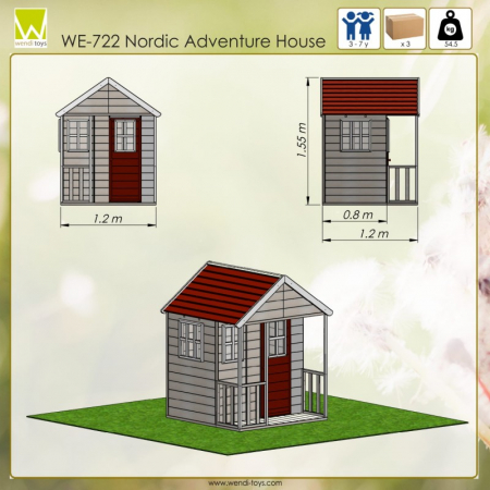 Casuta de gradina Nordic Adventure House (M6) [2]