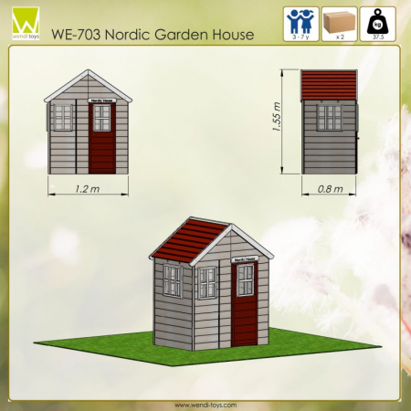 Casute de gradina - Casuta de gradina Nordic Garden House (M2)