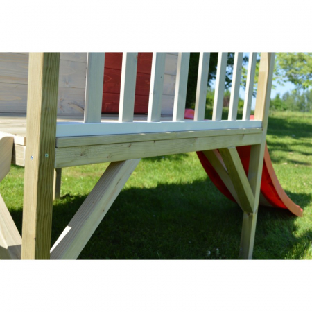 Casuta de gradina Summer Garden House cu platforma si tobogan (M3) [2]