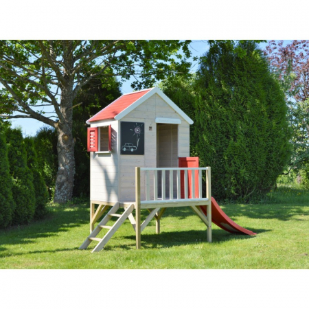 Casute de gradina - Casuta de gradina Summer Garden House cu platforma si tobogan (M3)