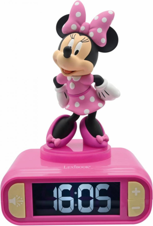 Camera copilului - CEAS DESTEPTATOR CU LUMINA 3D, MINNIE MOUSE