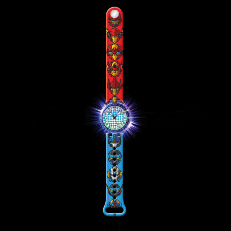 Ceas pentru copii, cu leduri, Glow, Roboti [2]