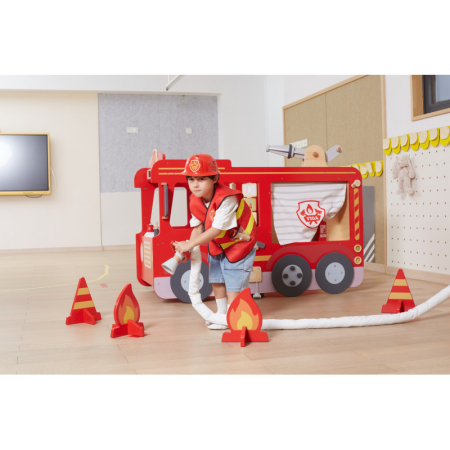 Centru de activitati gigant Masina de pompieri Super Fire Engine, Viga [5]